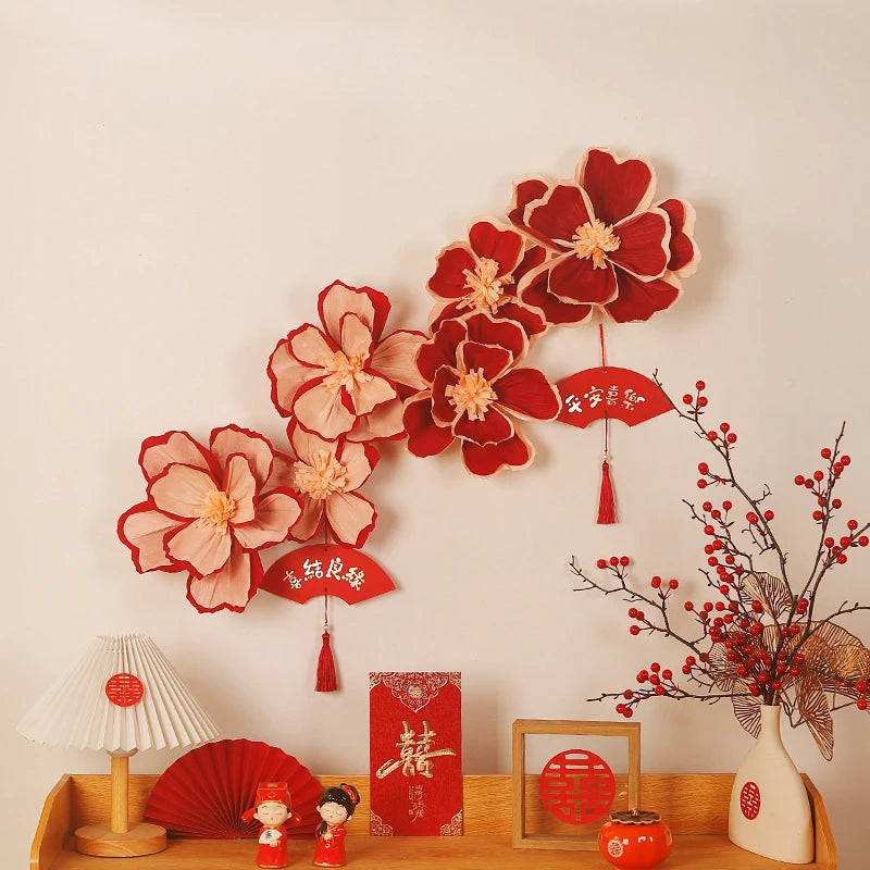 2026 Chinese New Year Decoraitons Chinese Wedding Flower Decoraitons Wedding Room Decoraitons Valentine's Day Gift Decor