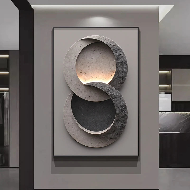 Modern  Foyer Living Room Decoration Luminous Corridor Hanging Mural Lights Luxury LED Wall Lamp With Simple Texture Style