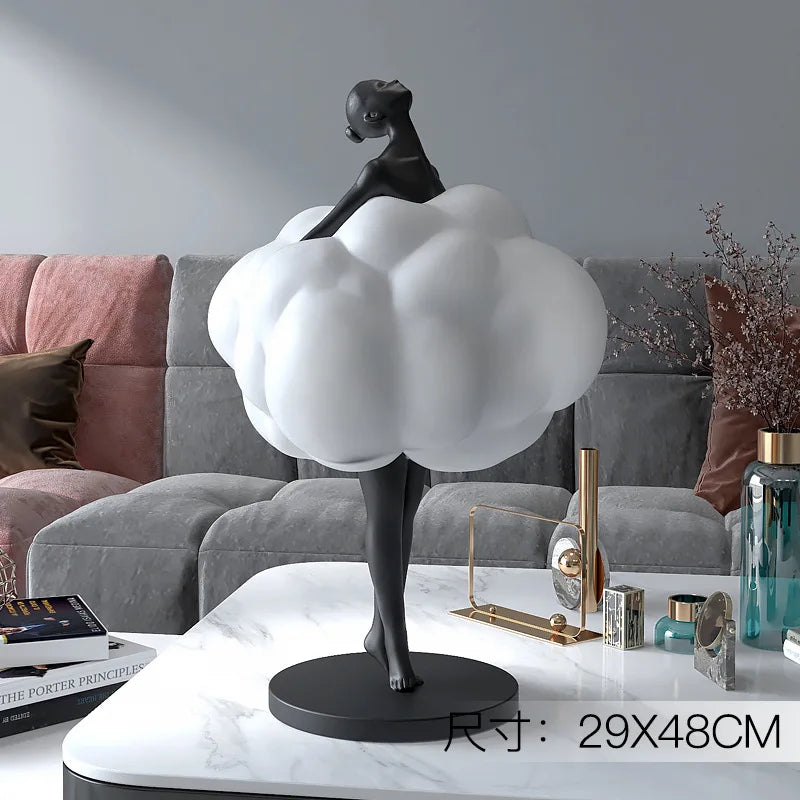 Creative people living room decor Porch TV cabinet Office desktop home accessories Birthday gifts