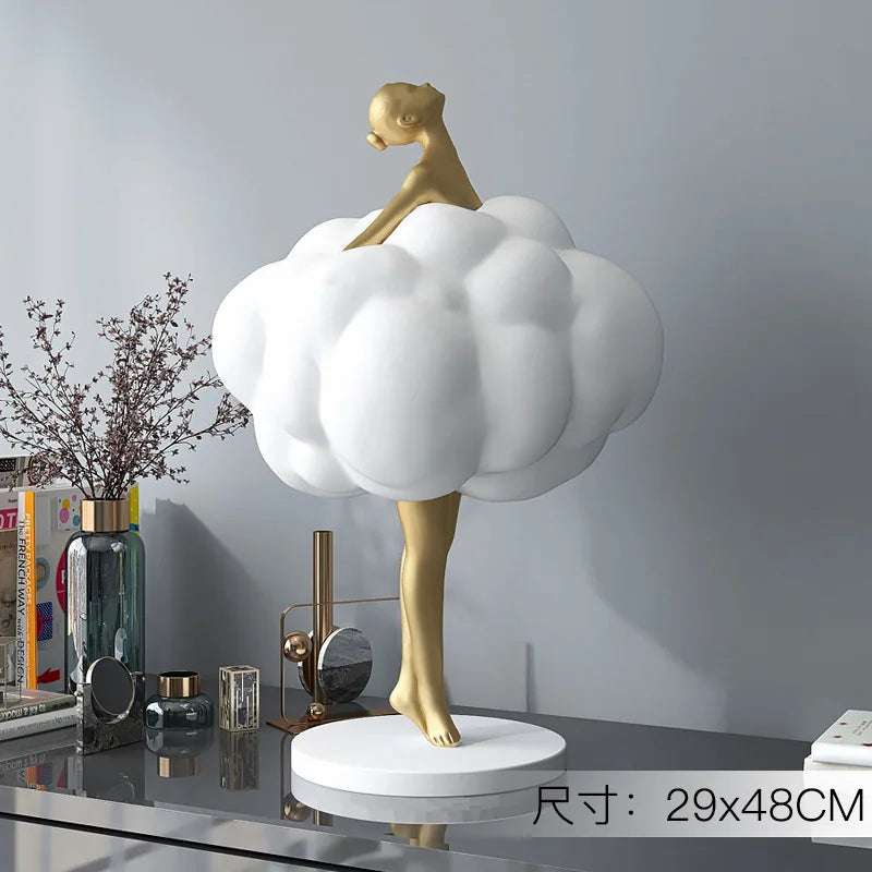 Creative people living room decor Porch TV cabinet Office desktop home accessories Birthday gifts