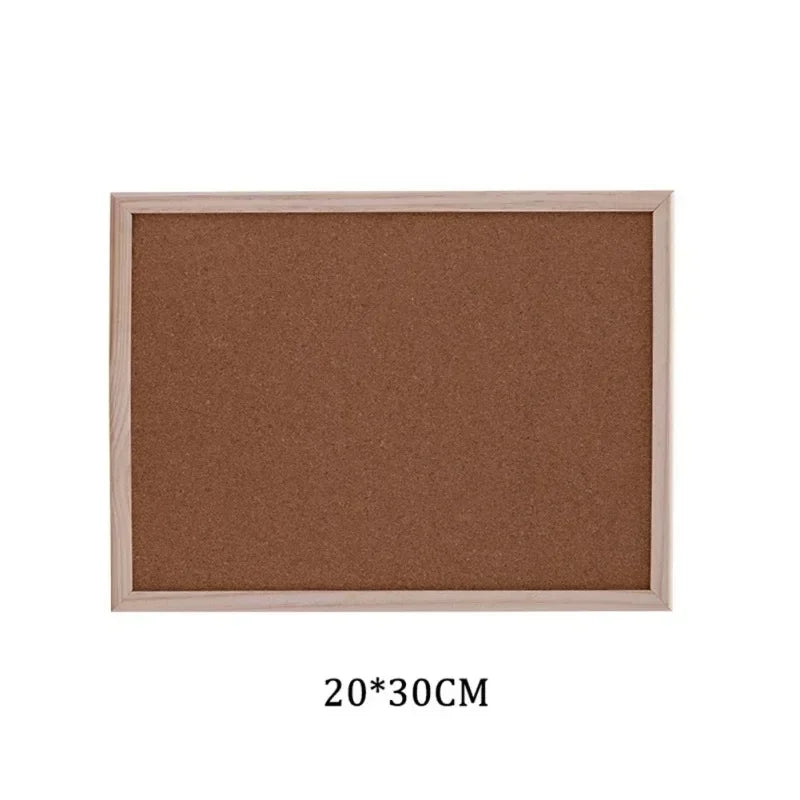 Wooden Cork Board Decoration Wall Hang Message Boards Dormitory Soft Letter Pins Message Board Background Photo Wall Plate Decor