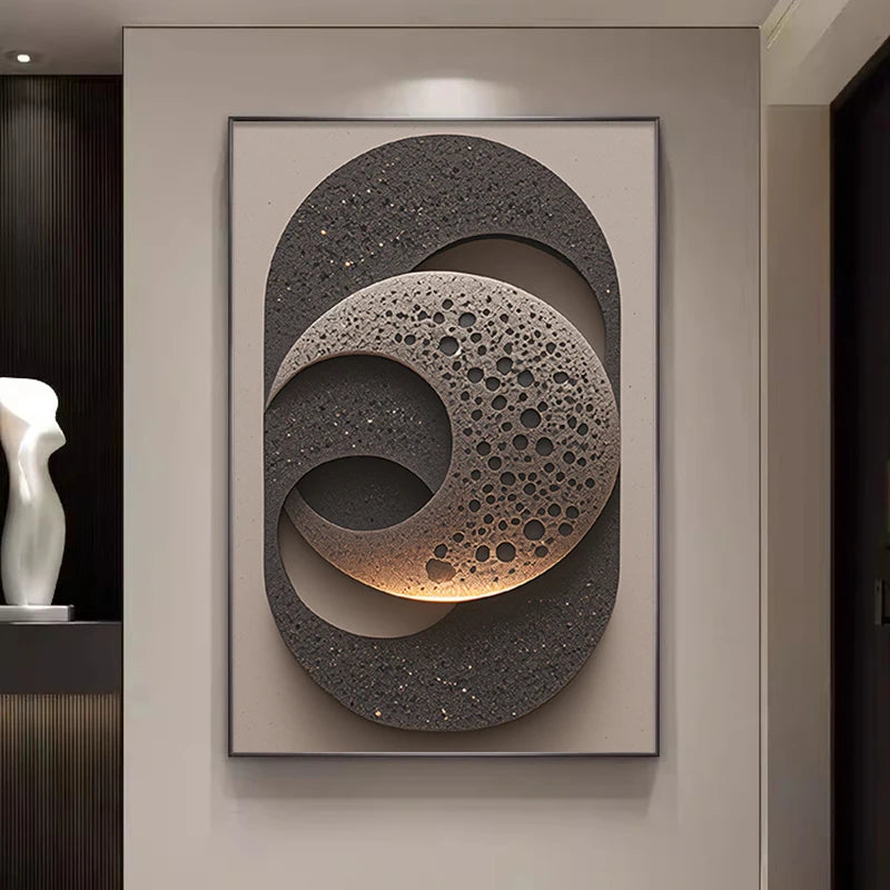 Modern  Foyer Living Room Decoration Luminous Corridor Hanging Mural Lights Luxury LED Wall Lamp With Simple Texture Style