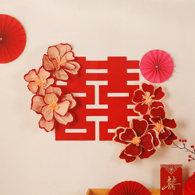 2026 Chinese New Year Decoraitons Chinese Wedding Flower Decoraitons Wedding Room Decoraitons Valentine's Day Gift Decor